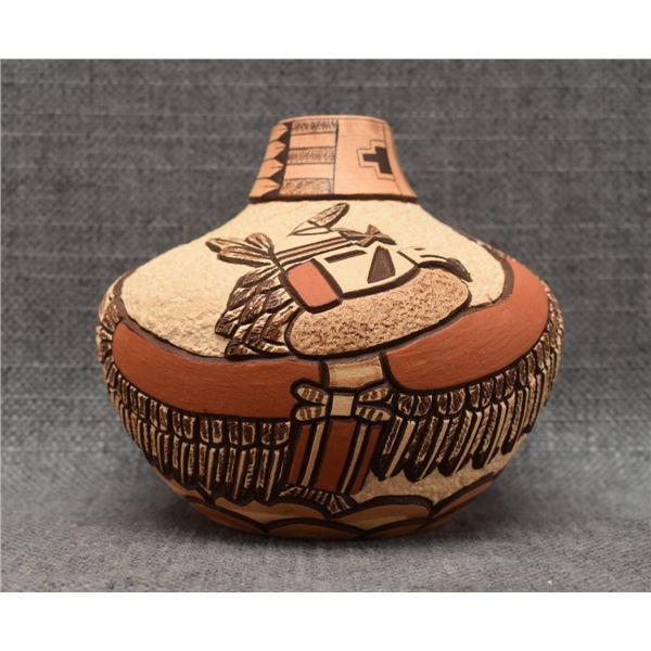 HOPI POTTERY OLLA (ELSON SECKLETSTEWA)