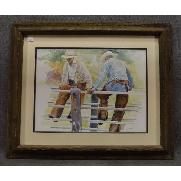 WESTERN PAINTING ( TOM DARRAH)