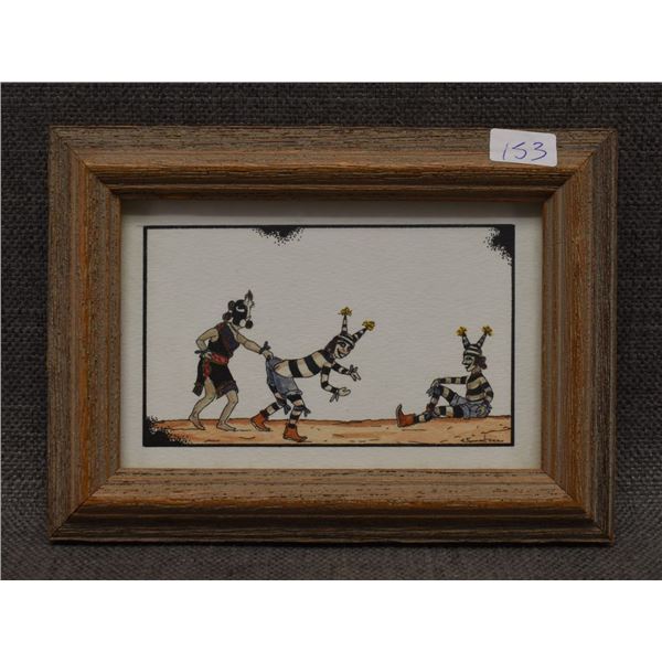 HOPI PAINTING (EDGAR SUMATZKUKU)