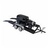 Image 1 : Die Cast Trailer And Die Cast 1932 Chevy Sedan Delivery Car