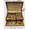 Image 1 : Vintage Jewellery Box With Assorted Brooches