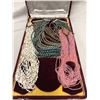 Image 2 : Vintage Necklace Box With Assorted Necklaces
