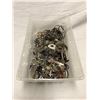 Image 1 : Assorted Jewellery (Untested Silver, Non-Magnetic, Some Marked 925): Rings, Earrings, Bracelets, +