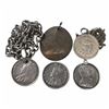 Image 2 : 5 Vintage Old Coin Pendants
