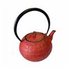 Image 1 : Vintage Cast Iron Red Teapot