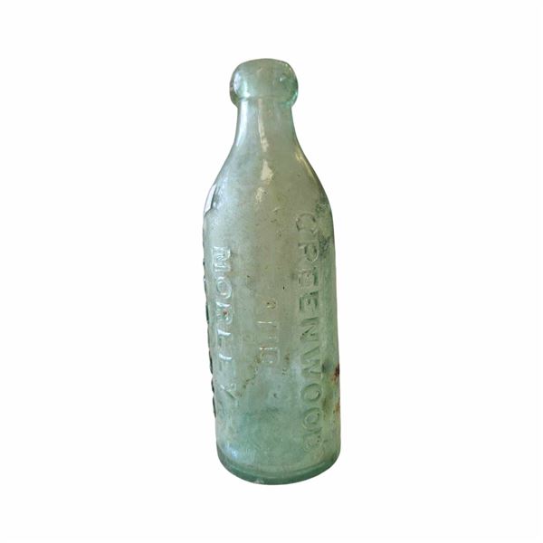Early Hand Blown Greenwood And Morley Victoria Glass Soda Bottle