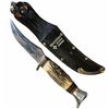 Image 1 : Vintage Premier "Buffalo Skinner" H91 Soligen Carved Antler Knife