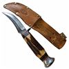 Image 2 : Vintage Premier "Buffalo Skinner" H91 Soligen Carved Antler Knife
