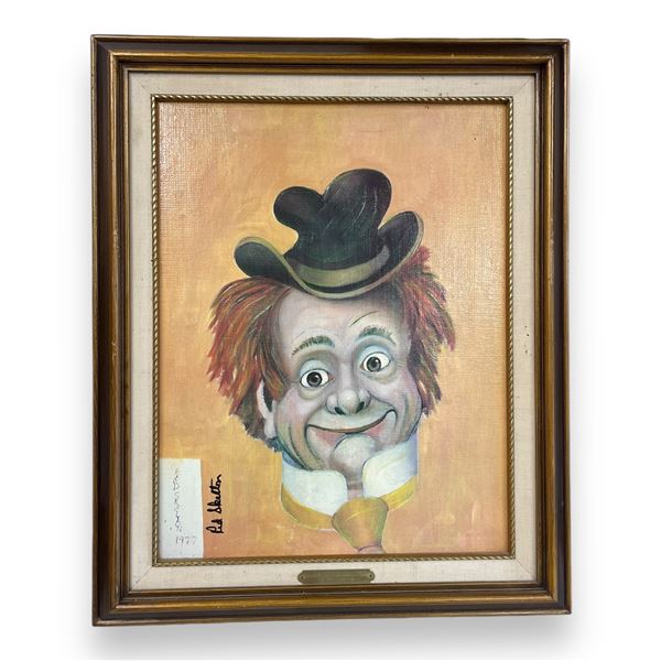 Framed L.E.P 239/5000 "Clem Kiddlehopper" By Red Skelton 1977