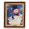 Image 1 : Framed L.E.P 4958/5000 "The Financier" By Red Skelton 1987