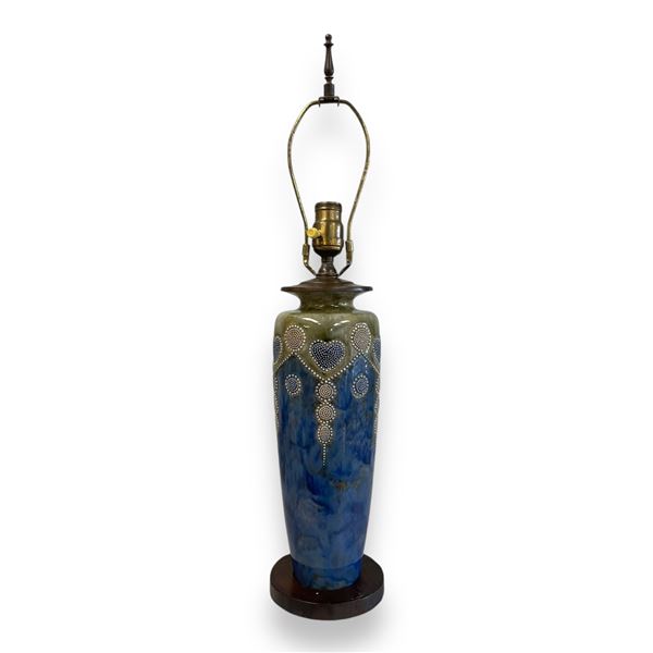 Antique Royal Doulton 8380 Vase Converted To Lamp