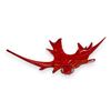 Image 1 : Flaming Red Art Glass Chalet Bowl