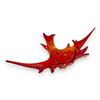Image 2 : Flaming Red Art Glass Chalet Bowl
