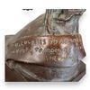 Image 4 : Beautiful Artist Signed Bronze Lamp With Leaded Glass Shade