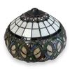 Image 7 : Beautiful Artist Signed Bronze Lamp With Leaded Glass Shade