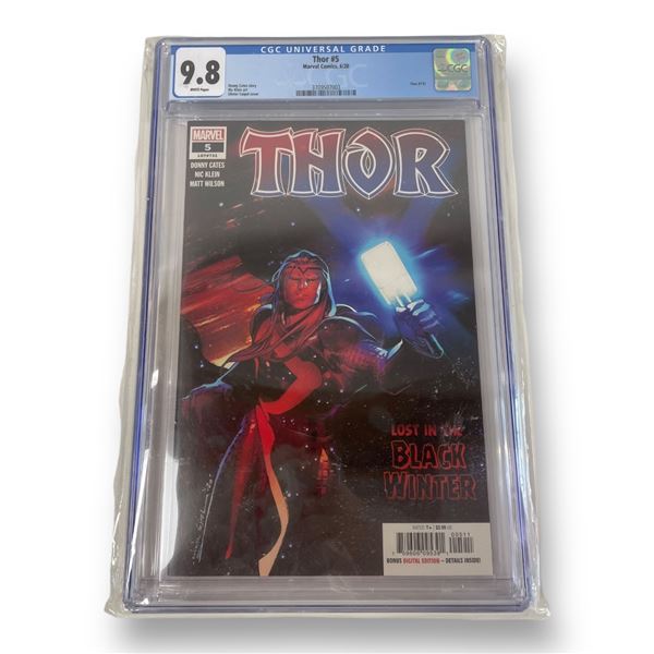 Cgc Graded 9.8 Thor #5 Comic