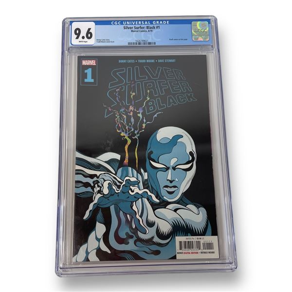 Cgc Graded 9.6 Silver Surfer: Black #1 Comic Book