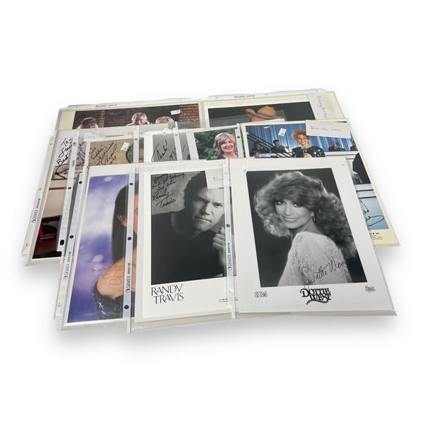 Large Assortment Of Signed Celebrity Photos