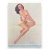 Image 1 : Vintage Poster Of Woman "Lovable"