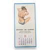 Image 1 : Vintage 1962 Aristocraft Line Calendars Sample Calendar