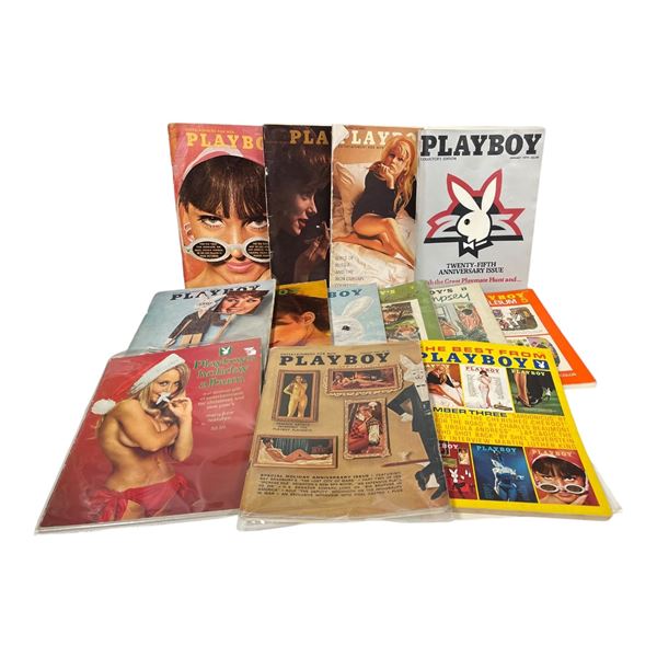 Assorted Vintage Playboy Magazines