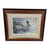 Image 1 : Framed Robert Bateman Print 1978 "Winter Snowshoe Hare"