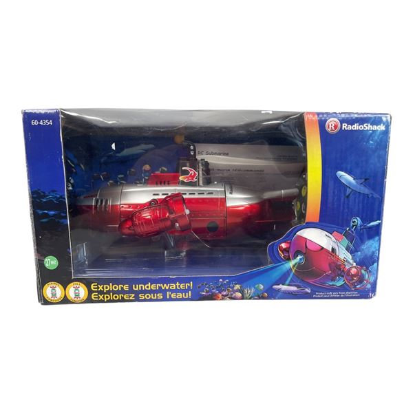 New In Box Radioshack Remote Controlled Mako Mini Submarine