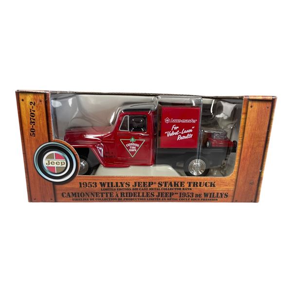 New In Box Liberty Classics 1953 Jeep Willys Truck Canadian Tire