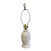 Image 1 : Vintage Cream Milk Glass Table Lamp