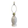 Image 2 : Vintage Cream Milk Glass Table Lamp