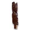 Image 2 : Vintage First Nations Hand Carved Bear Talking Stick Signed J.Y.