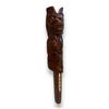 Image 1 : Vintage First Nations Hand Carved Bear Talking Stick Signed J.Y.