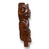 Image 2 : Vintage First Nations Hand Carved Bear Talking Stick Signed J.Y.
