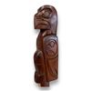 Image 3 : Vintage First Nations Hand Carved Bear Talking Stick Signed J.Y.