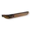 Image 1 : Vintage First Nations Hand Carved + Painted Canoe