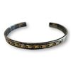 Image 1 : Vintage Navajo 14kt Gold & Sterling Silver Bear Track Bracelet