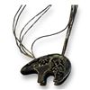 Image 3 : Vintage Navajo Liquid Silver Bear Necklace
