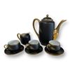 Image 2 : Vintage Japanese Kutani Pottery Tea Set: Teapot, Creamer, Teacups