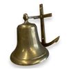 Image 3 : Vintage Wall Hanging Anchor Brass Bell