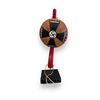 Image 2 : Vintage First Nations Hand Carved + Painted Rattle On Stand