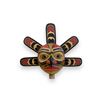 Image 2 : Vintage First Nations Hand Carved + Painted Sun Rattle