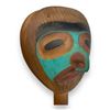 Image 2 : Vintage First Nations Hand Carved + Painted Rattle