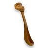 Image 1 : Vintage First Nations Hand Carved Wooden Spoon With Head Motif