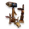 Image 2 : 8Pcs Of Assorted First Nations Hand Made/Carved/Painted Pieces