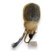 Image 1 : Vintage Navajo Hand Made Turtle Shell Rattle With Goat Foot + Coa