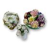 Image 1 : 3Pcs Of Vintage Porcelain Flowers: Aynsley, Staffordshire, & More