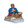 Image 1 : Vintage Hand Made Native Art Piece Woman Harvesting Shell Meat