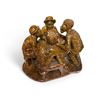 Image 2 : Vintage Hand Carved Soapstone Men Playing Cards