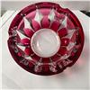 Image 2 : Artist Signed Crystal Cut Ashtray