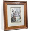 Image 1 : Vintage Framed+Matted Sue Coleman "Power Of The Bear" Print